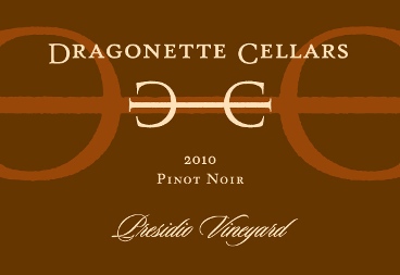 2010 Pinot Noir, Presidio Vineyard